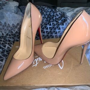 Red bottoms , nude , heels